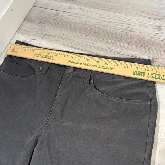 Lululemon‎ ABC Men Pants Size 32x33 Dark Gray Mid Rise Regular Fit Gusset - Picture 8 of 11